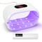 UV Light for Resin, Large Double-Sided Light with UV Flashlight, 2-in-1 Detachable Resin Curing Machine, 3-Speed Digital Display, 36w Fast Curing Lamp for Crafts, Jewellery Making
